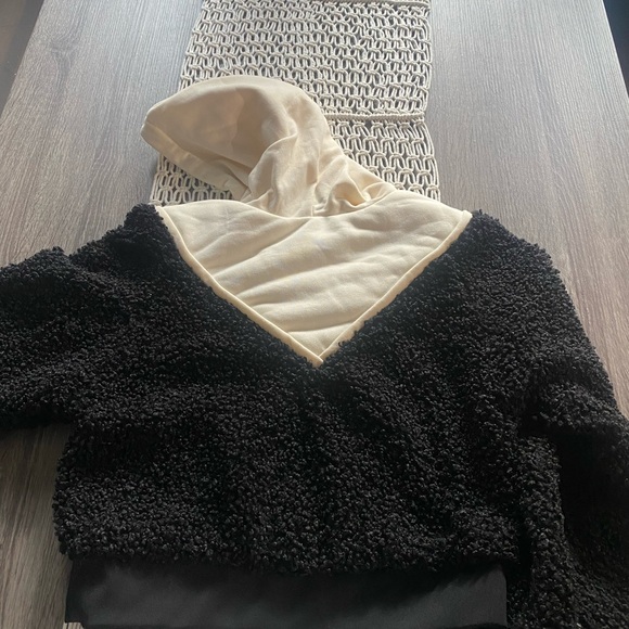 NEW For Love and Lemons sherpa pull over hoodie - Picture 8 of 8